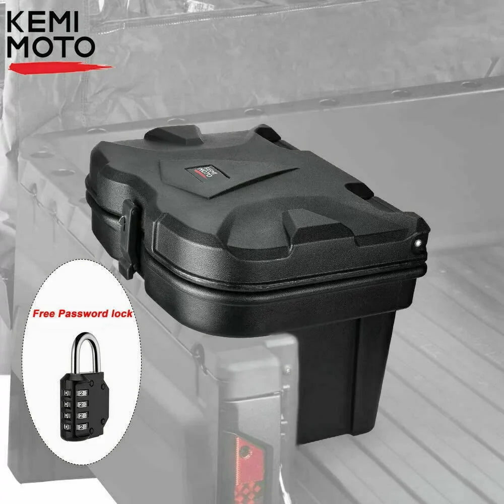 1000 Bed Lock Polaris Box General 2016-2022 570 Black 900 KEMIMOTO Waterproof Combination Storage 500 Ranger with for Box 1000