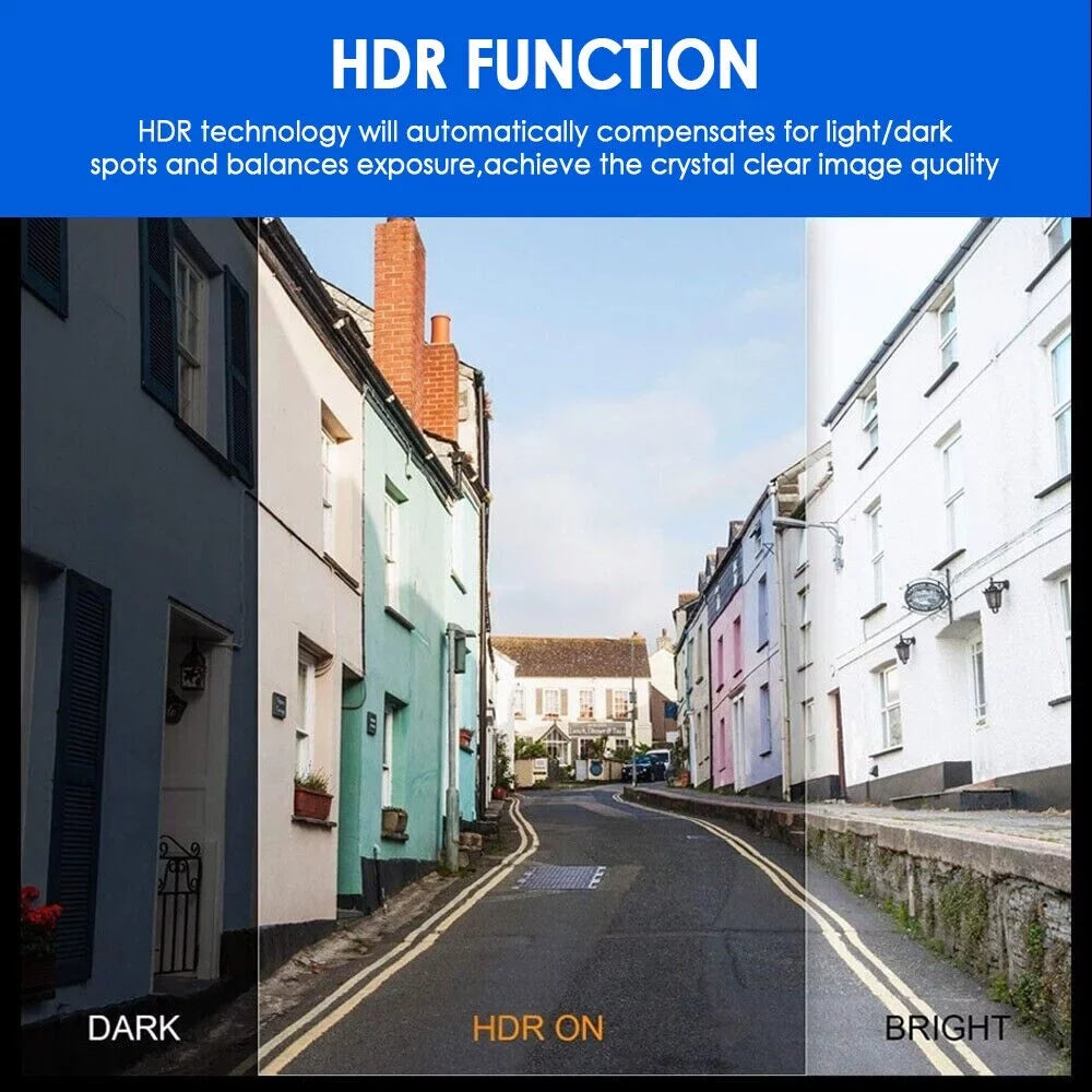 Monitor Camera Lens Cam HD Car Recorder 1080P Video G-sensor Dual Dash Parking Vtin