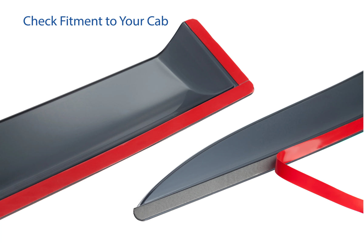 2014-2024, Car pcs Rain Vent Tape-on Goodyear GY008711 Visors, Deflector, Window Window Vent 2 Accessories, - ProMaster Ram for Deflectors Visor, Shatterproof Guards,