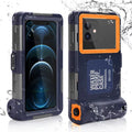 Swimming Housing Case for Photo Protective with 9 Up And Diving Snorkeling Video Xiaomi Underwater Mi Phones to Professional Surfing Lanyard [15m/50ft] UrbanX Inch all 6.9 Waterproof LCD