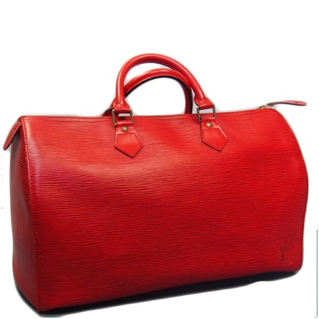 (Fair) Epi Speedy Bag Boston LV M42997 Handbag 30 Pre-Owned