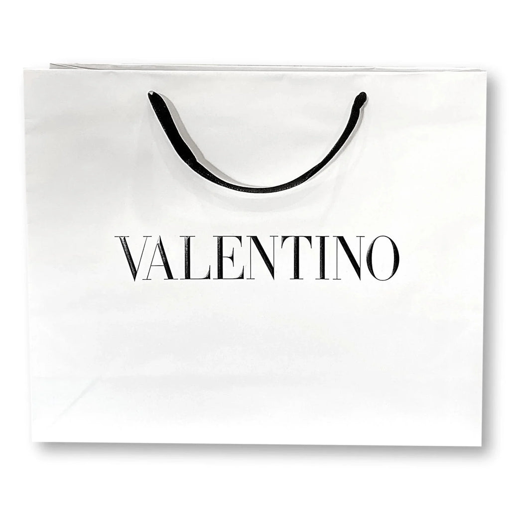 Garavani Medium White Packaging Gift Bag Designer Shopping Valentino