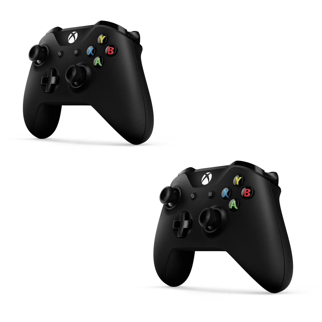 HDMI New) Microsoft Like AXTION 4K Bundle with 2 Kit One 1TB HD X Pre-Owned Xbox Black with (Refurbished: Controller, BOLT Ultra Cleaning