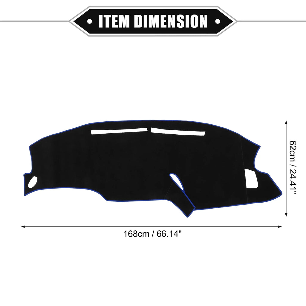 Unique Mat Console Center Protective Cover Dashboard for Car Black F150 Bargains Polyester 1999-2003 Blue