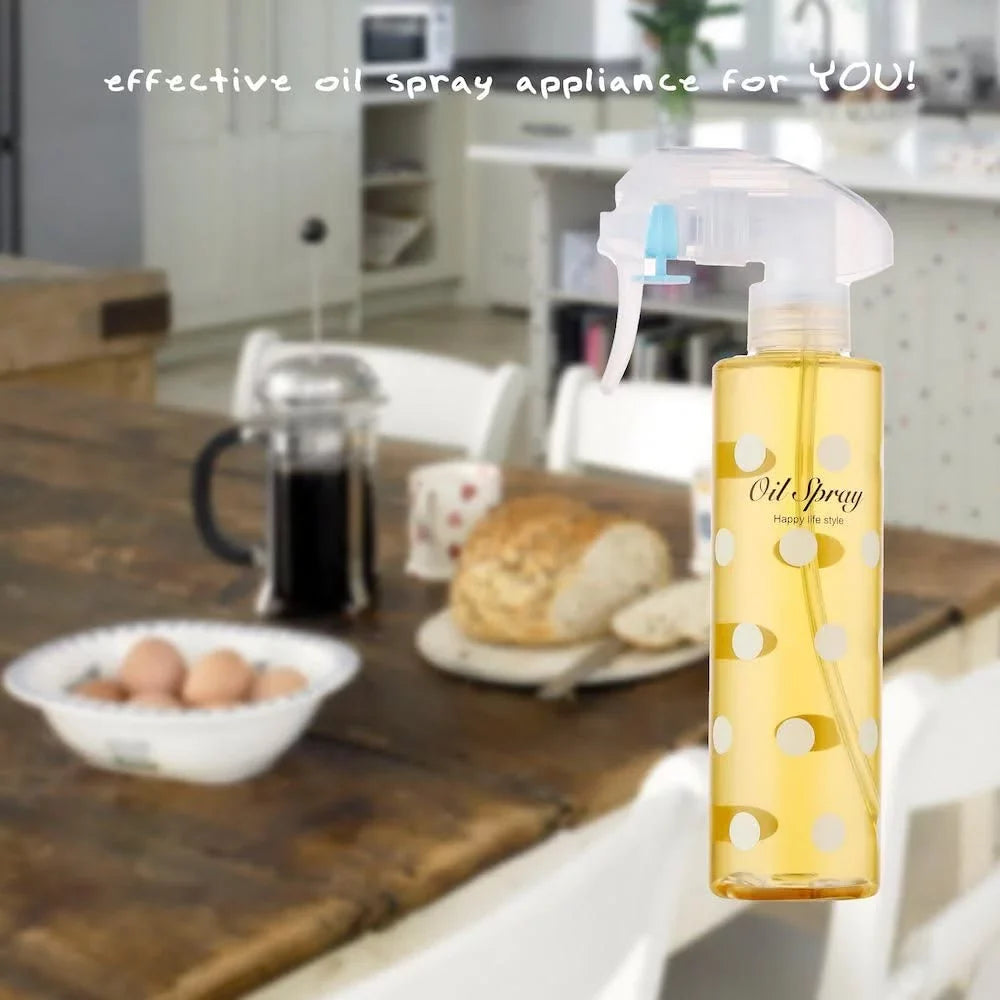 Oil Bottle 2 Oil Refillable Mister Cooking Kitchen Set - Non-Aerosol Oil (200ml/7oz) Olive and Grill Sprayer of