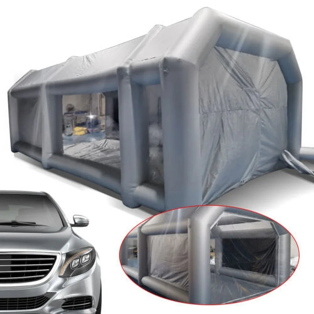 Paint Car Filter Tent Booth Inflatable Spray Cabin 28x15x10FT Portable Air