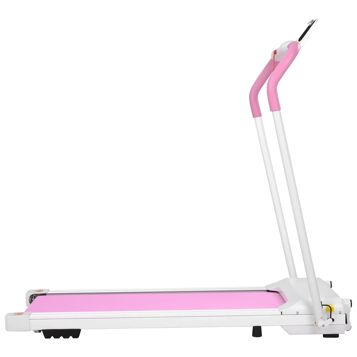 Required; Fitness Home Gym Workout Walking; Machine White&Pink Portable Electric Treadmill Folding Running Treadmill Home Exercise Compact No Treadmill Installation for Motorized for Treadmill