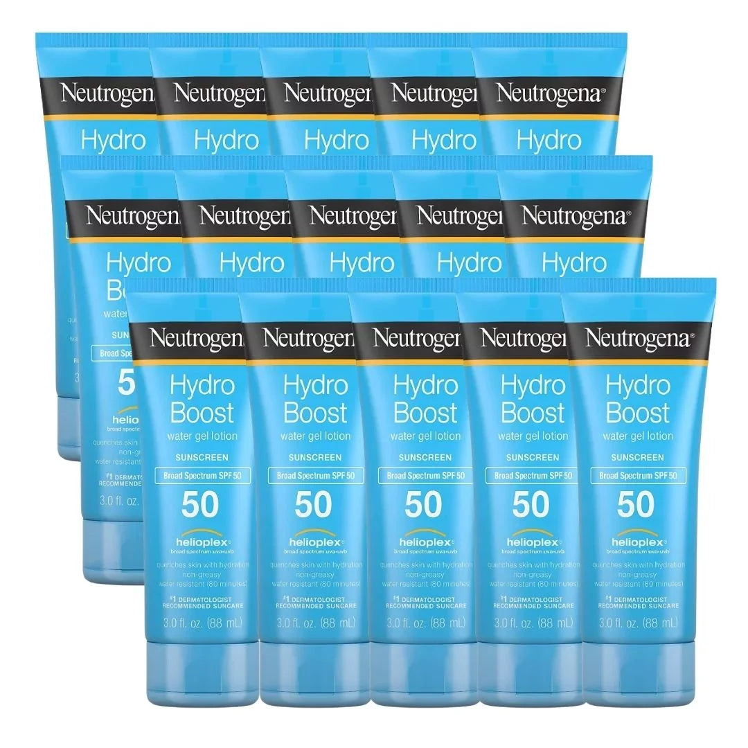 3 Per Oil Gel Pack) Free(15 Pack HydroBoost Moisturizing SunscreenLotion liquid OZ