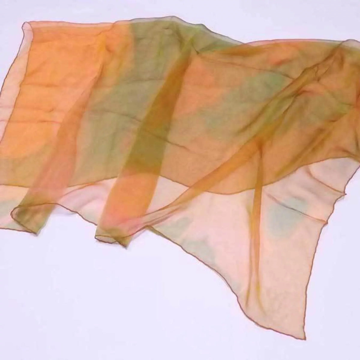 100% x Green Orange Pre-Owned LV Women's (Good) Silk Logo Scarf Yellow