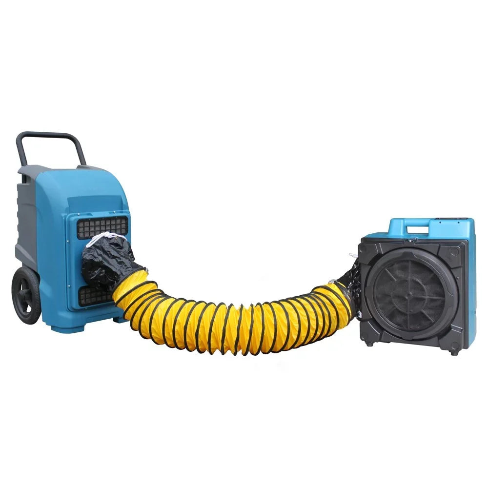 XD-125 Hose Dehumidifier XPOWER with Drainage Automatic Commercial Pump 125-Pint and Purge