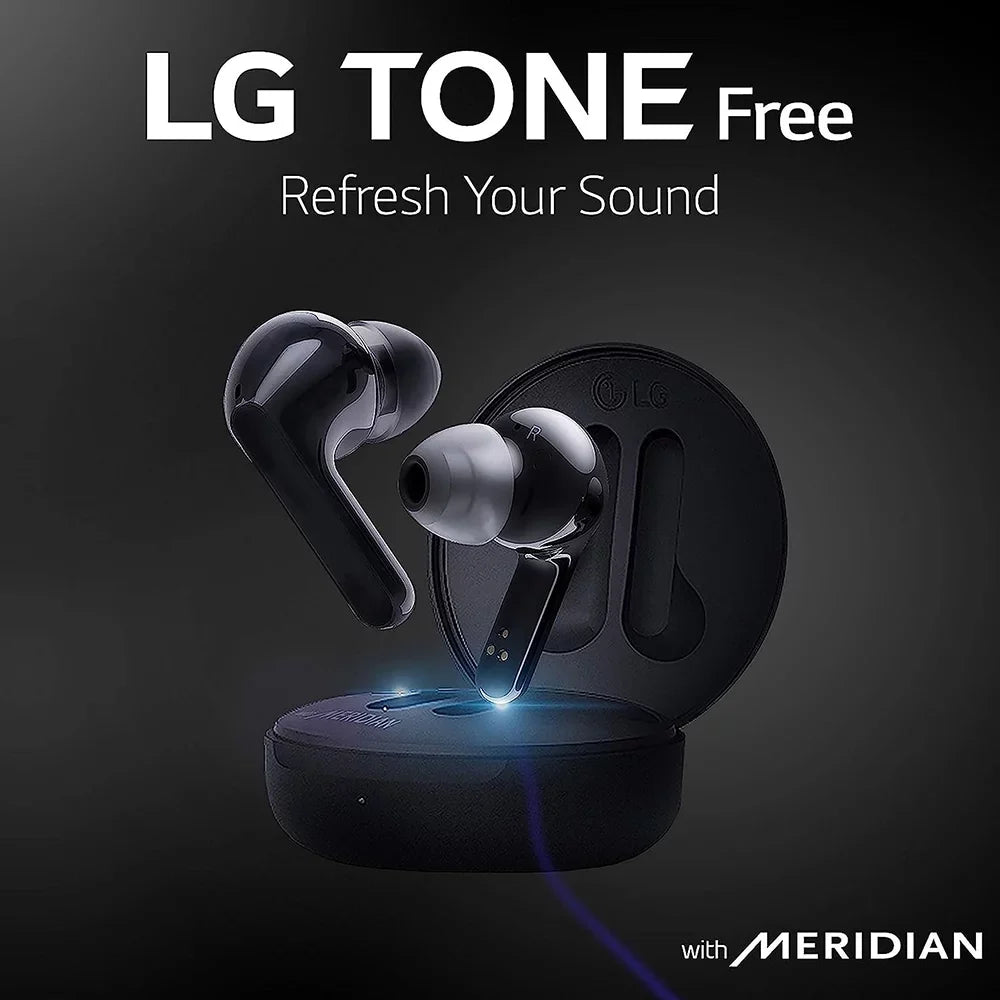 Compatible, Earbuds Free Bluetooth and TONE Noise Wireless Microphone Dual Office, Android Charging FN5W Meridian Reduction, with Open Wireless Sound, Work/Home - Box True for iPhone LG Black
