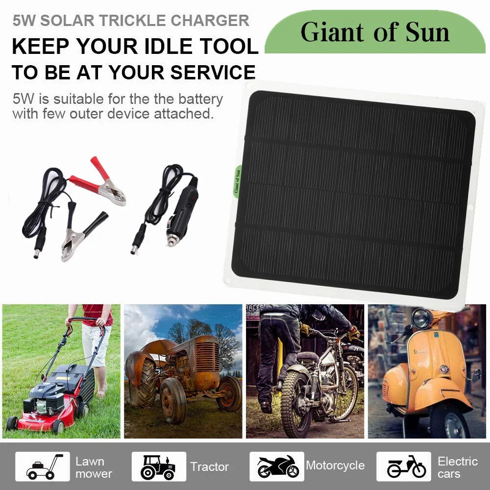 lighter,2 Kit Carabiners,1 22W bag,1 clip,1x mountaineering Alligator Car Charger,Maintainer Panel,12V/5V 2x Battery Solar RV Charger DFITO Trickle Cigarette Boat Fast W/ Charger