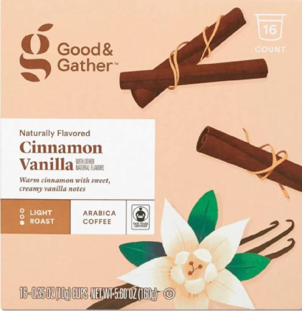 and Toasted and of Cinnamon 4 Pods Brulee Bundle Vanilla Single Flavored Trade Count(Pack Gather Coffee Caramel, Good Naturally Certified,16 of Vanilla, Salted Serve Bean Carmel Fair 4) Almond Flavors