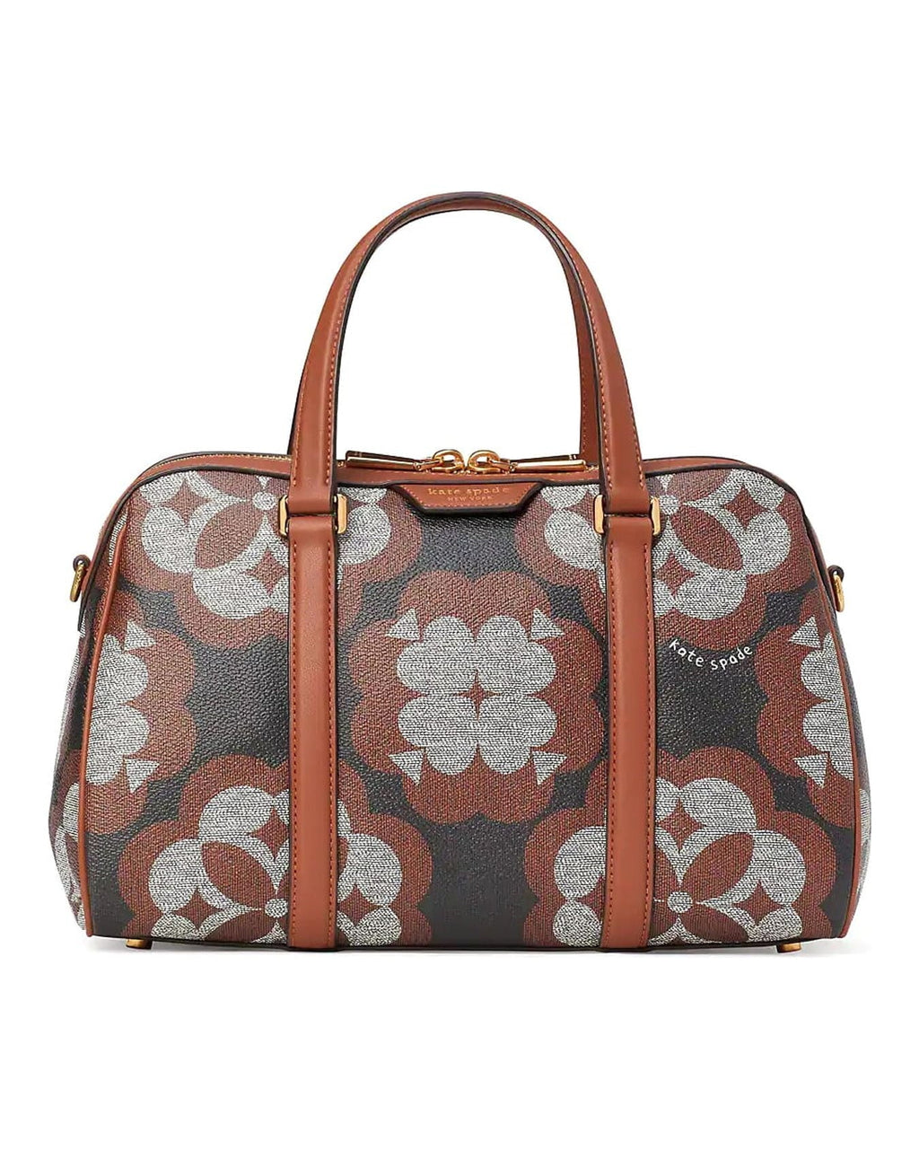 Monogram Satchel Flower Medium Spade Eleanor