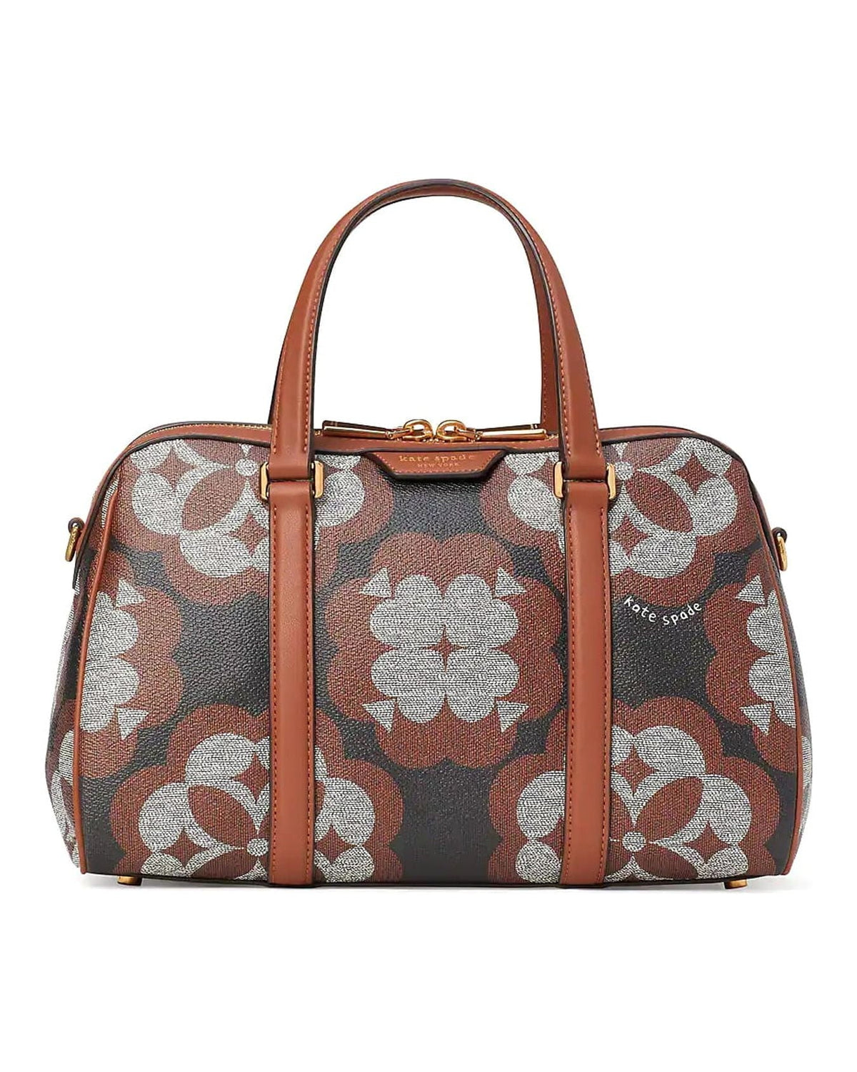 Monogram Satchel Flower Medium Spade Eleanor