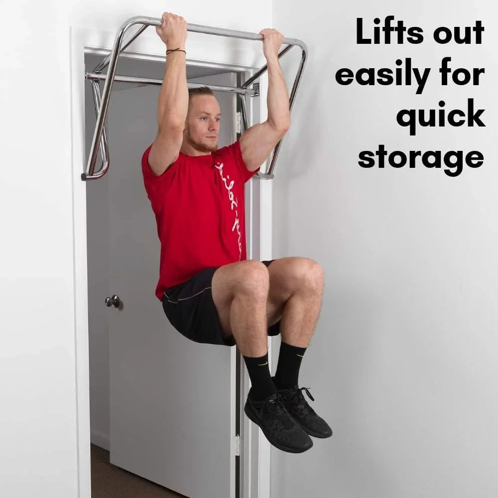 For Mount, Pull Home Door Strength Gym With Pull-Up Bar Doorway Door Secure Bars, 300Lbs Bar Capacity Training Up For Exercise Bar, Adjustable Up Frame,
