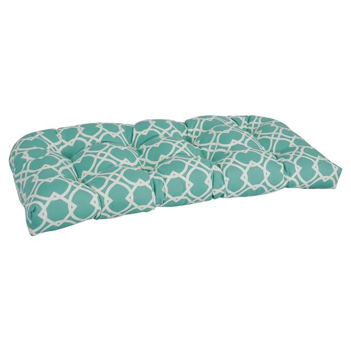 Tufted Settee Elipse x Cushion, in. Spun 19 U-Shaped Blazing Polyester Needles Pool 42 & Bench Patterned
