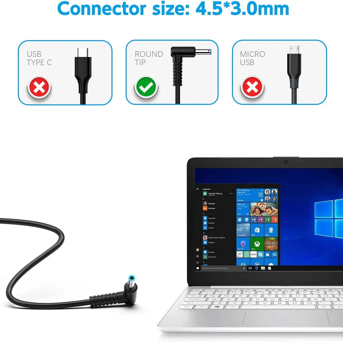 G4 15 G5 4.5*3mm Adapter Supply G6 Power Zbook 150W for Laptop G3 AC HP Charger JLLOM