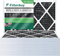 Air Activated MERV Filters 24x30x1 Pleated (12-Pack) HVAC Furnace with Filterbuy AC Odor Eliminator 8 Carbon