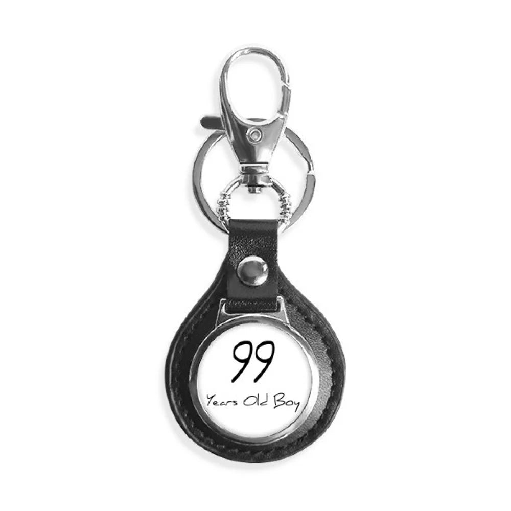 Boy 99 Key Keyholder Chain Age Finder Hook Link old Ring Metal Longevity years