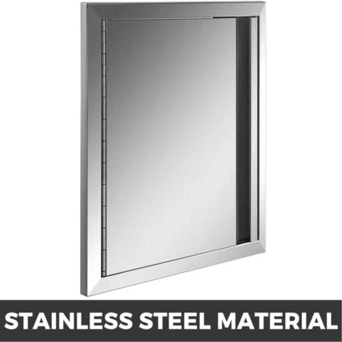 BBQ in. Silver Vevor x BXGCGMXKSKM17X241V0 24 Door, Access 17