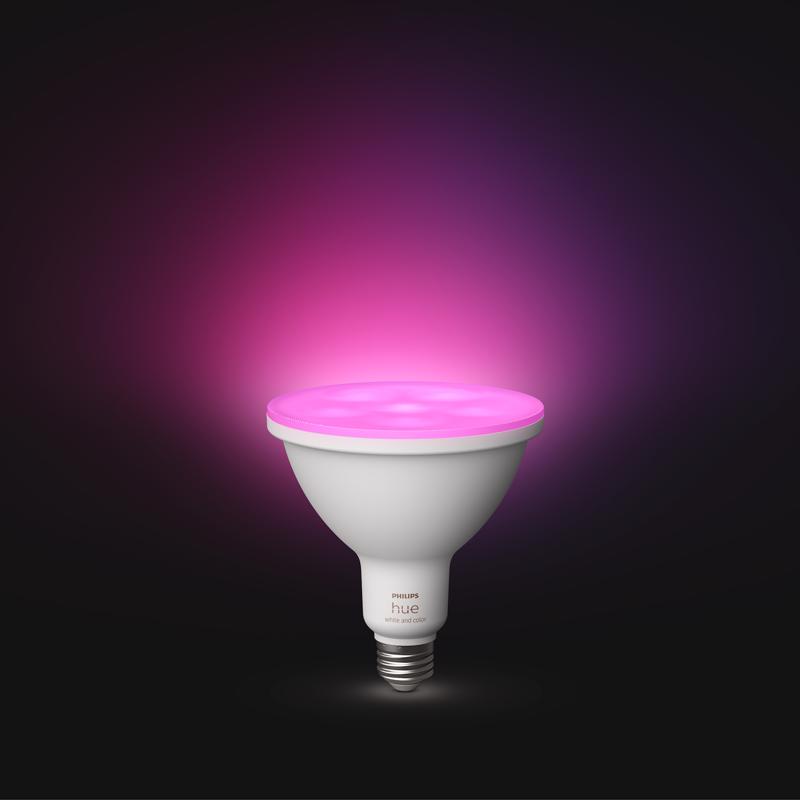 light - - - shape: K - 14 spot Philips - 100 W) PAR38 white/colored W LED - bulb light Color Ambiance White and (equivalent E26 Hue 2000-6500