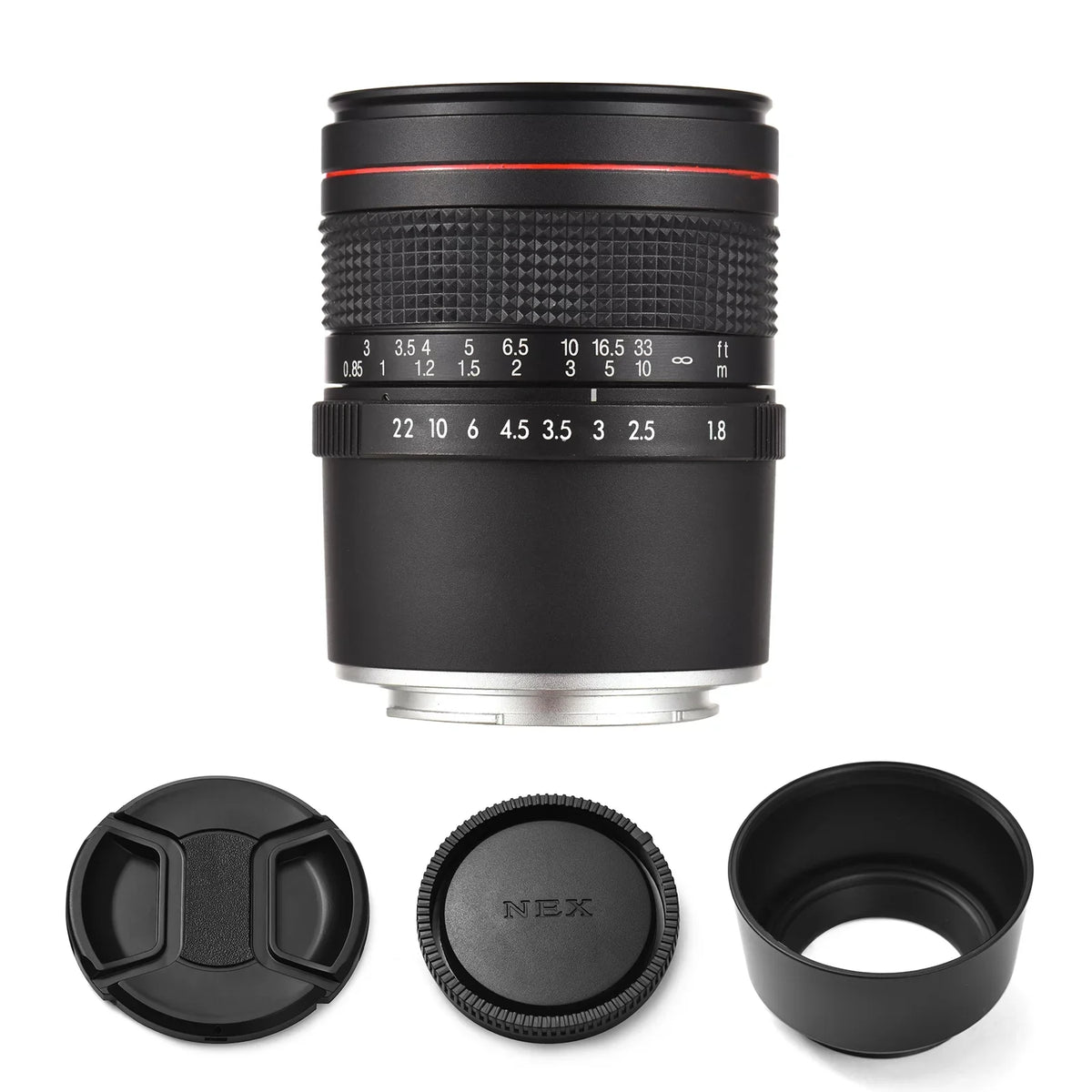 Cameras A6400, Telephoto F1.8 Medium A5100 Series, 85mm A6000, A6300, Aperture, A6500, for Suitable Lens Focus Andoer Large A7 A9, Manual with