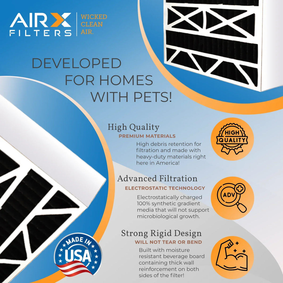 MPR New 11 Honeywell FPR & to WICKED Compatible DR120 MERV AIR. 1000, by MPR AIRX 14X17.5X2 1200 DR90 4 50070171-002 FILTERS Pack Comparable Dehumidifiers design CLEAN 7 with Filter Air &