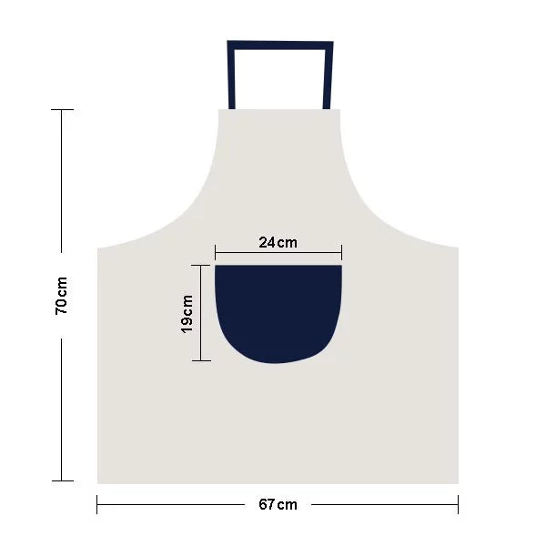 Apron Graffiti Pinafore Fish Kitchen Pocket Bib Adjustable Fresco Linen Cotton Street BBQ Art