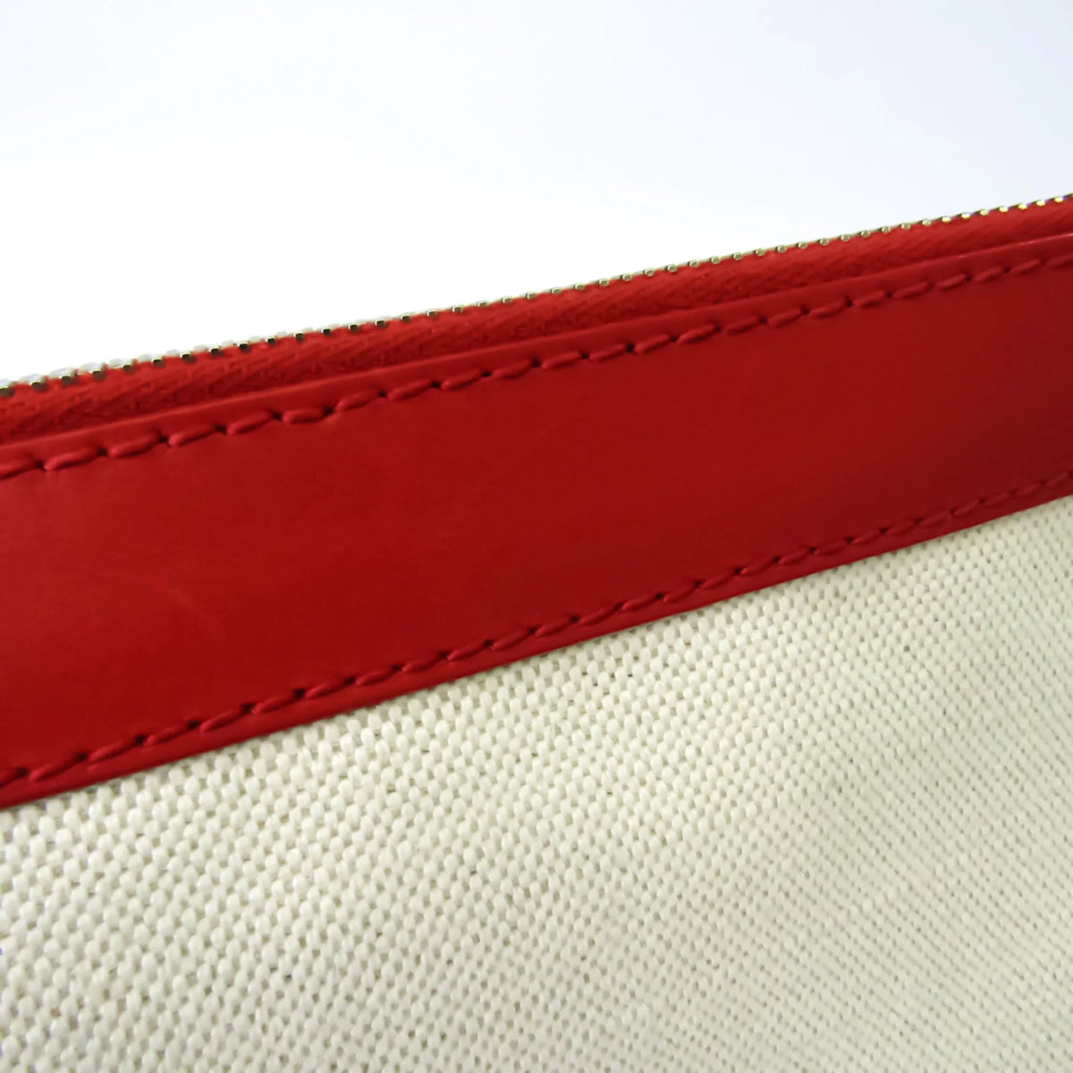 373840 Pre-Owned Color Women's Bag,Pouch Leather,Canvas (Good) Balenciaga Clutch Beige,Red