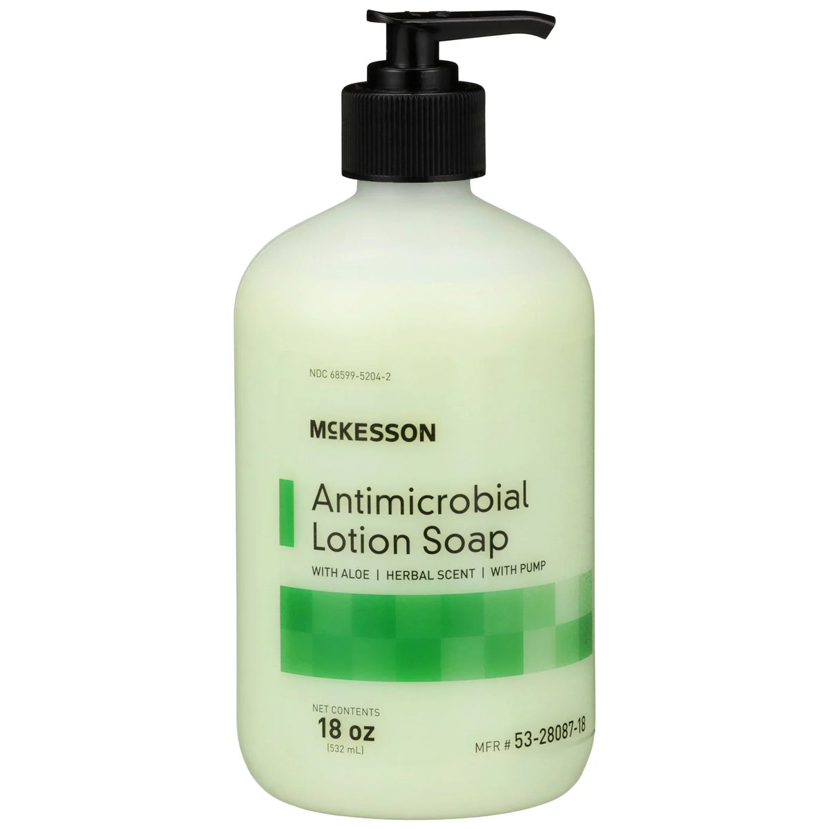 Hand Antimicrobial Scent, 18 McKesson - Ct Lotion 12 oz, Herbal with Aloe Soap