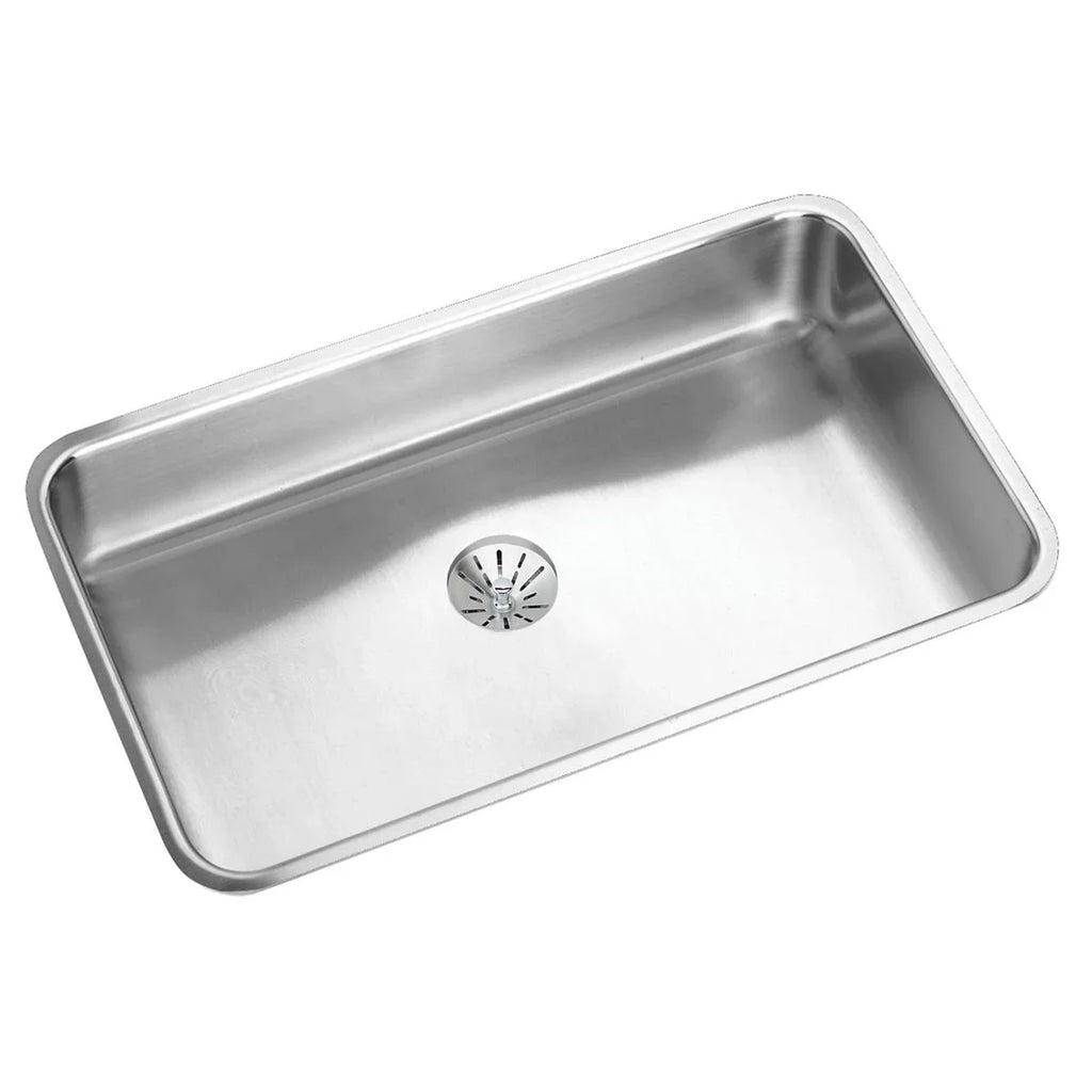 Under Single Elkay SS MT Sink+PD 30.5x18.5x7.5