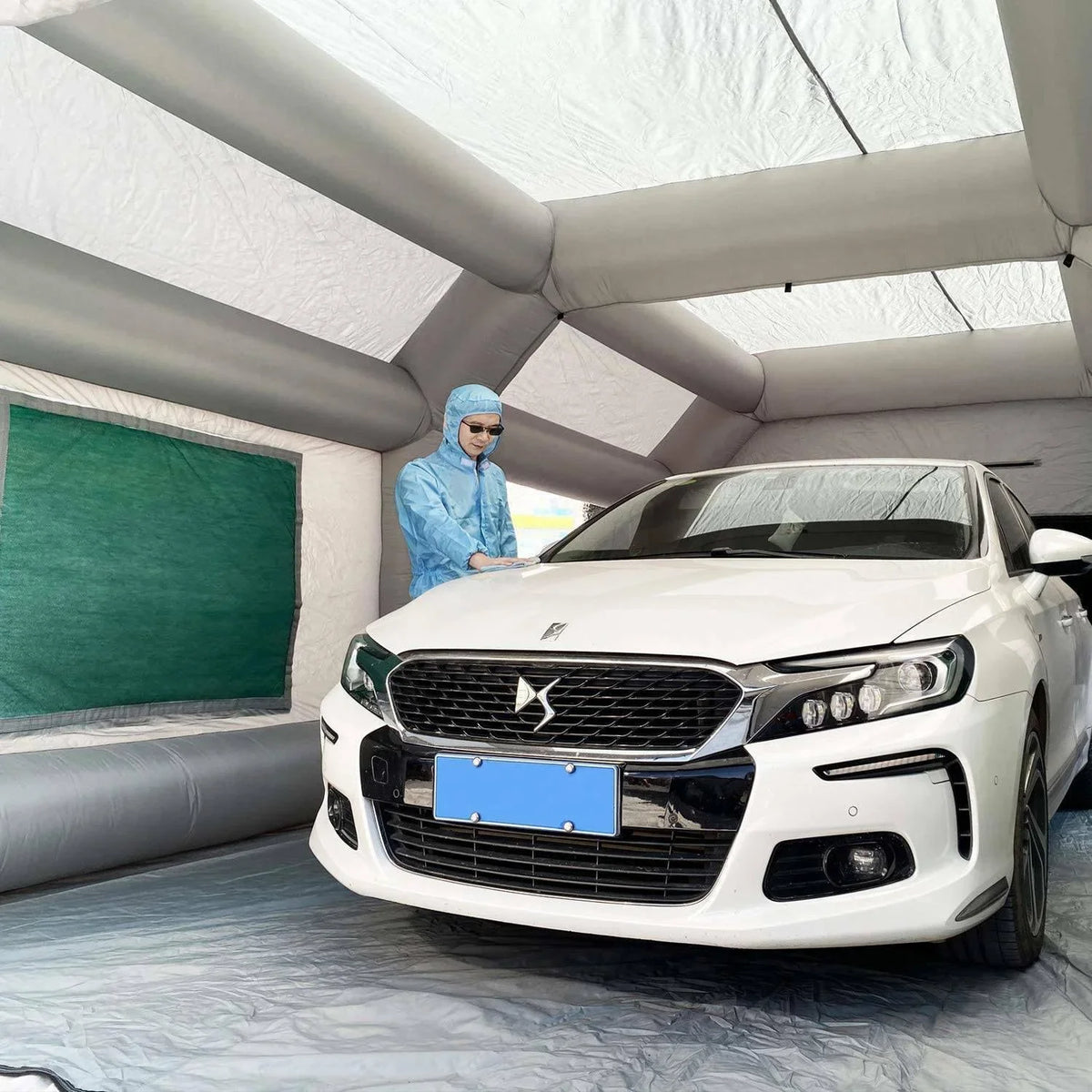Inflatable 23x13x8FT Tent Portable Workstation Car Booth Paint Mobile Spray New