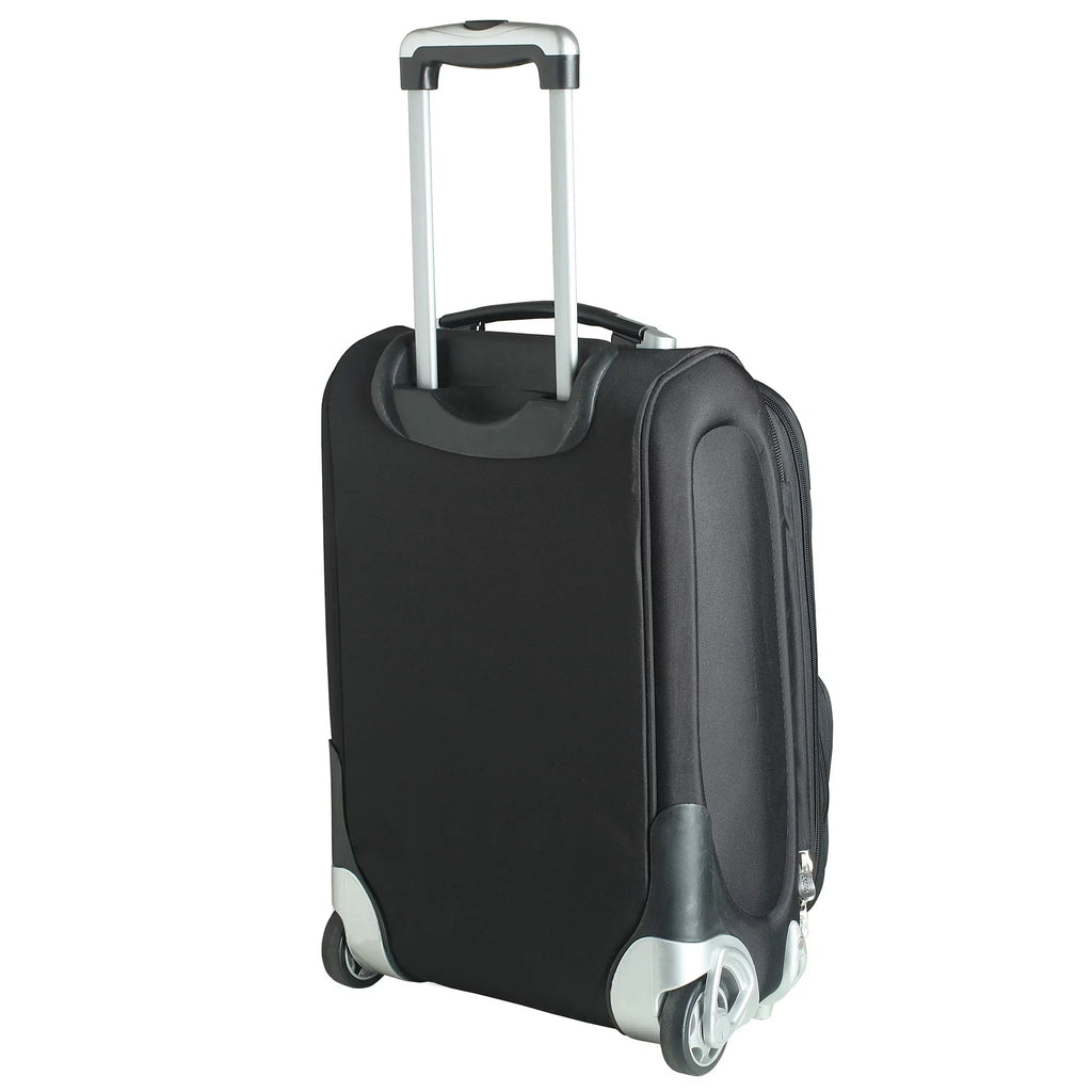 Softside Suitcase Cyclones Rolling Iowa Carry-On State MOJO 21" Black