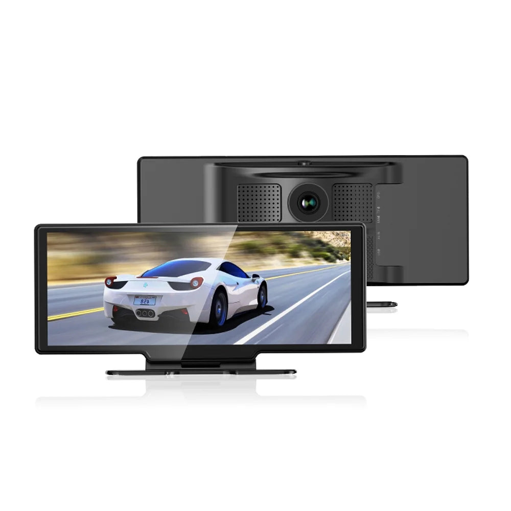 Built-in DVR Recorder 10.26 Carplay Dash Camera for with 4K WiFi Inch Auto Gecheer Touchscreen Android FM Rear Driving & Front