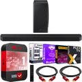 Cables Software HW-Q900A HW-Q900A/ZA + Soundbar Extended HDMI 7.1.2ch / Kit with Wireless Protection Gear 2x Plan DTS:X Deco Bundle + w/ Streaming Dolby Subwoofer Atmos Active with (2021)