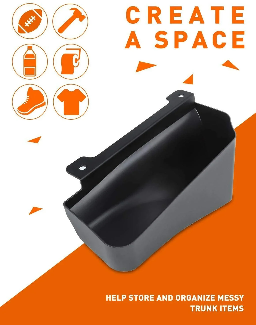 Rear Wheel Tray Bin Trunk Storage Organizer Teledu Well Box