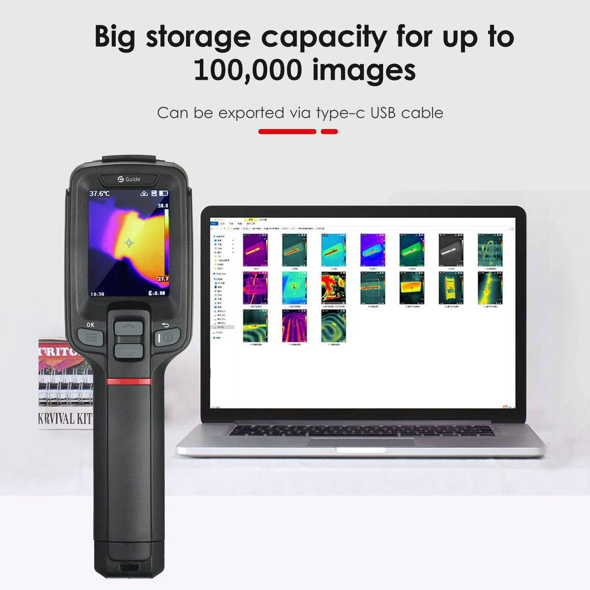 Hot Pixels Heating 120x90 Handheld Imager Camera Resolution Electrical Thermal Repair Infrared PCB T120 Floor Guide Car