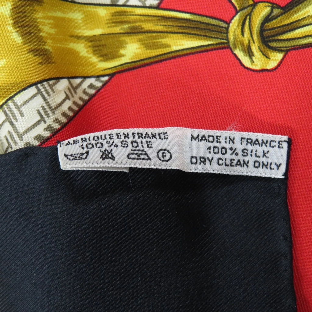 Carre Scarf Hermes Silk Pre-Owned 90 Muffler Stirrup/Horse Women's ETRIERS (Good) HERMES