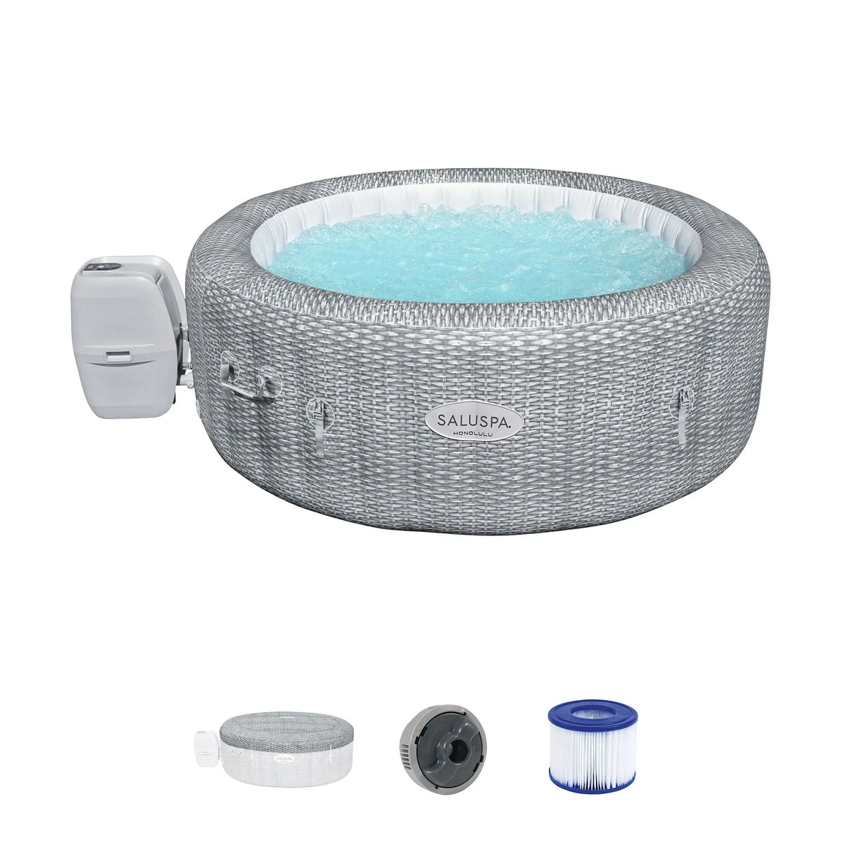 Coleman Honolulu Seat Bestway with Tub 4-Pack AirJet SaluSpa Spa Hot