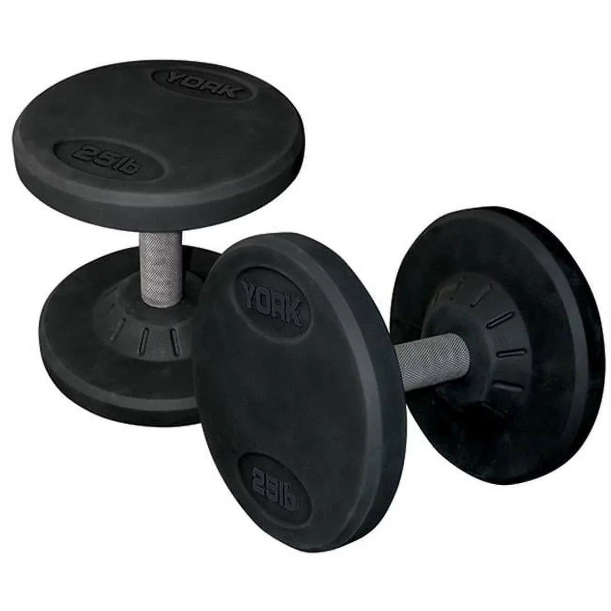 lbs York Rubber 55 Dumbbell, Barbell Pro design -