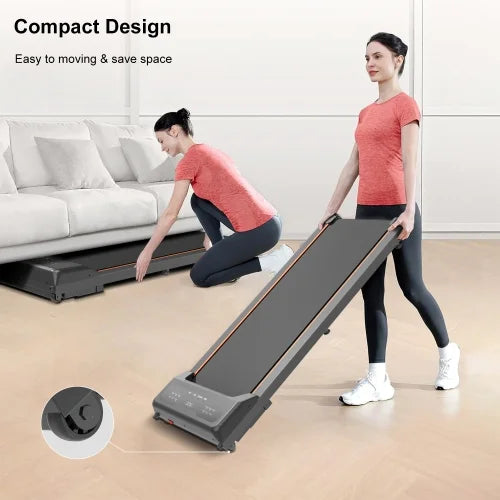 Remote and Treadmill, Display Walking and 2.5HP Treadmill Desk Portable for Control Office, 265LBS Under Home LED Pad