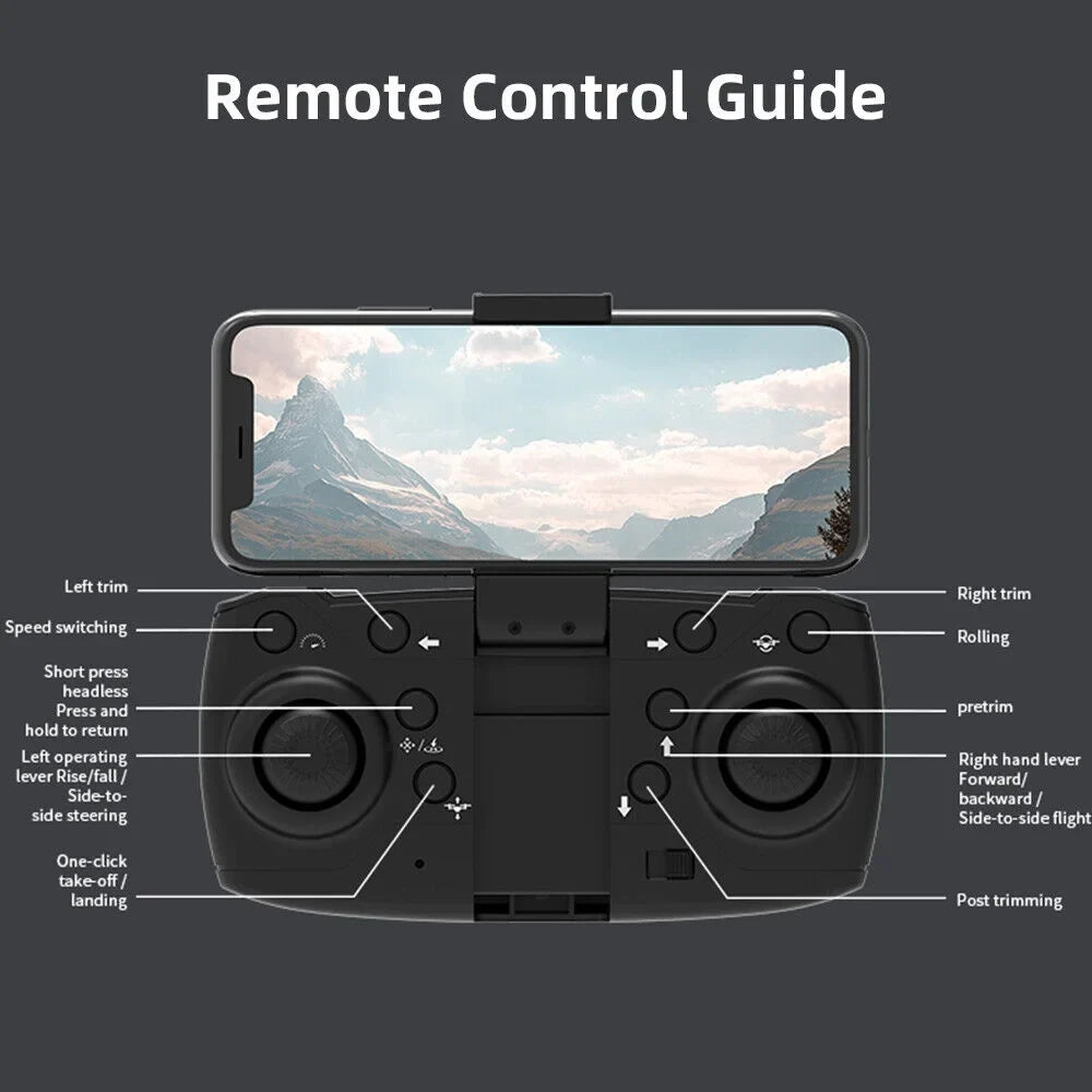Life with Drone Kydely Camera Altitude 4K Hold 20min FPV Foldable Battery Mode WiFi