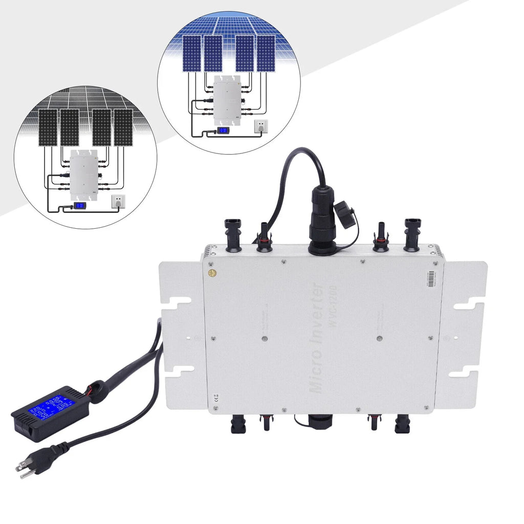 DC-AC Solar Sine Wave Micro Grid Inverter Tie MPPT Grid Inverter WVC-1200W Pure