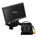 RV 18 12V/24V for parking TFT Monitor LED cable Truck Vision+32 reverse feet LCD Night Car IR 7inch with camera Bus Van Car system