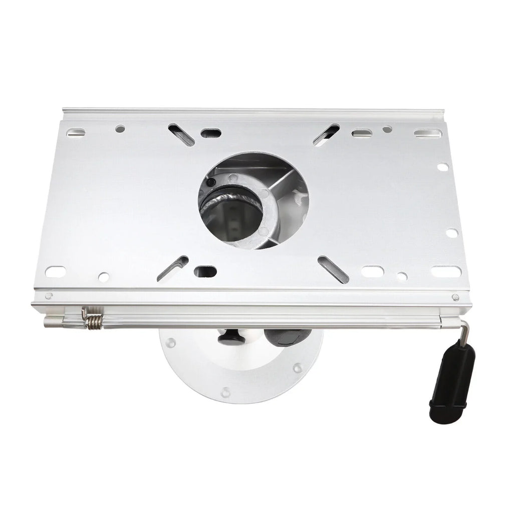 Boat Boat Chair Base Alloy with Seat Pedestal Aluminum Slide Adjustable Height