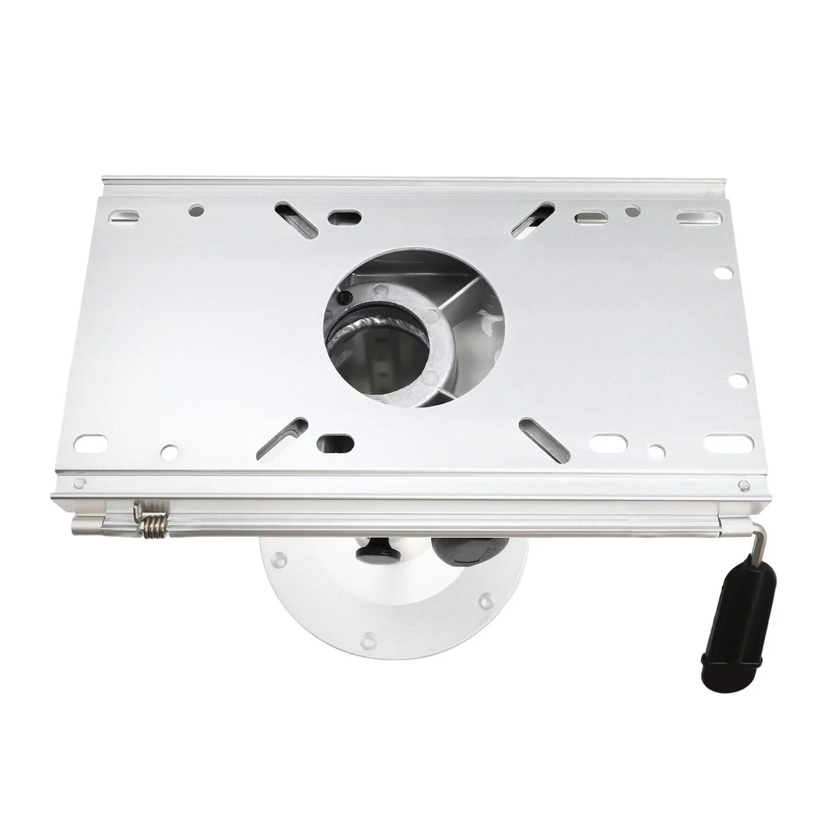 Boat Boat Chair Base Alloy with Seat Pedestal Aluminum Slide Adjustable Height