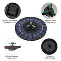 Pump 6w Inch With Nozzle Nozzle Solar Inch liquid Off Battery Led Off Battery Pump Rotatable Qisuo 9 9 9 With Auto-shut Off Auto-shut Yaliya liquid fountain,Led Solar Bath Auto-shut With Solar