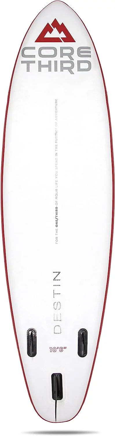 Third for and Inflatable SUP with Kit Complete Destin Lakes 10'6" Paddle Core Beaches Board
