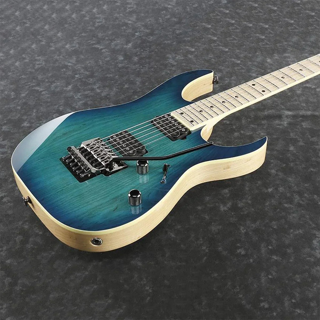 Electric (Nebula Green Ibanez Burst) Premium Guitar RG652AHM
